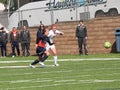 College NCAA DIV III WomenÃ¢â¬â¢s Soccer Royalty Free Stock Photo